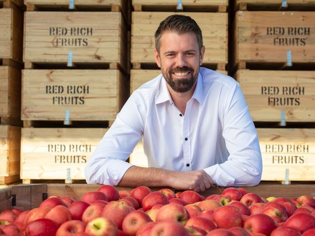 Matt Palise, director at Red Rich Fruits, said the new Cosmic Crisp apple is 'out of this world'.  Picture: Supplied