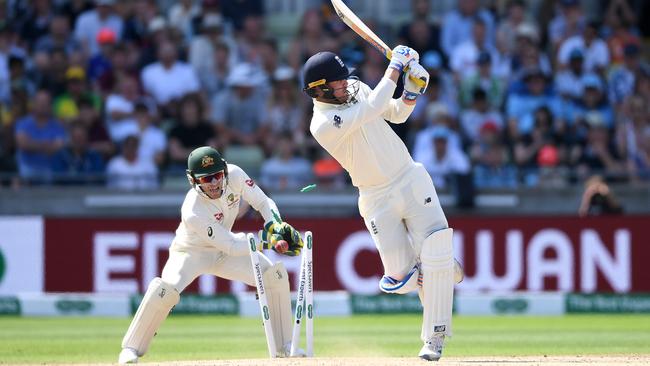 Lyon removes Jason Roy. Picture: Getty Images