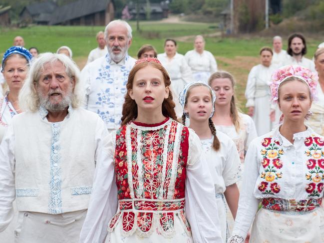 film stills for Midsommar releasing Aug 8