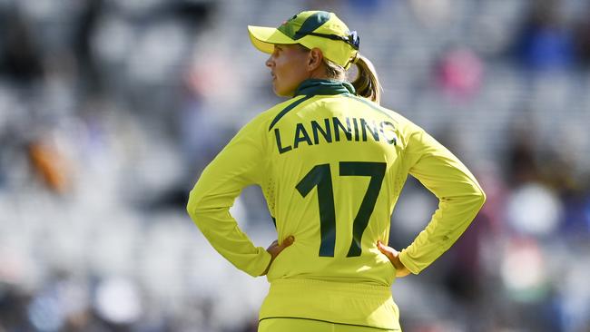 Australian captain Meg Lanning says teams have been ‘coming hard at us’. Picture: Hannah Peters/Getty Images