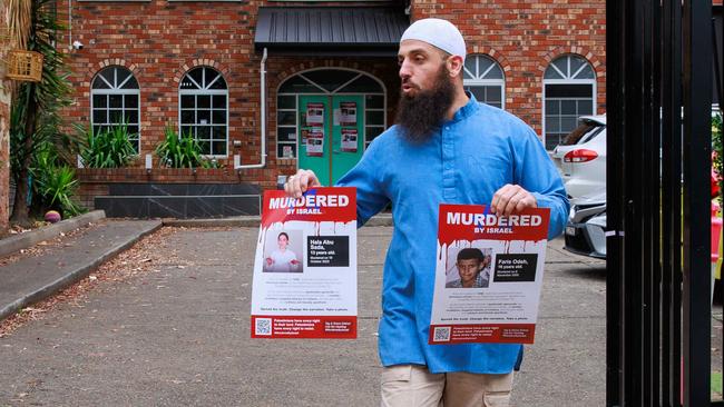 Wissam Haddad at the Al Madina Dawah Centre in Bankstown in Sydney’s southwest on Tuesday. Picture: Justin Lloyd