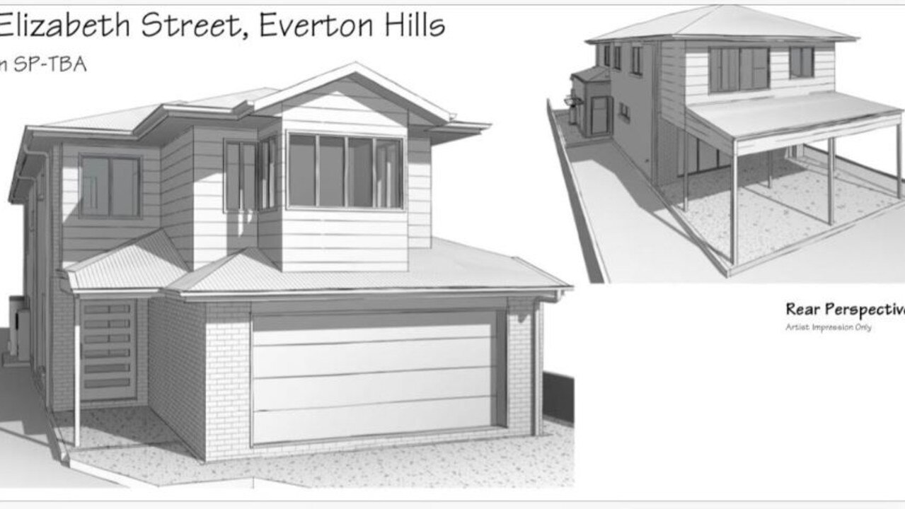 The Johnsons planned to build a two-storey, four bedroom dream home. Picture: Supplied