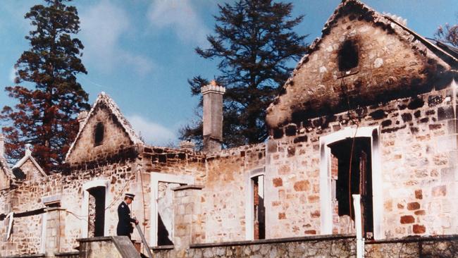 Mount Lofty House on Ash Wednesday, 1983. Photo: Supplied