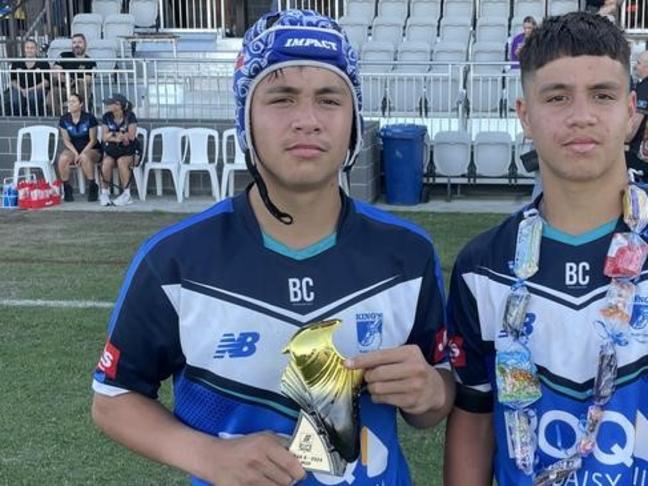 Kobe Te Kiri and Noah Te Kiri of King’s Christian College have been signed by the Gold Coast Titans.