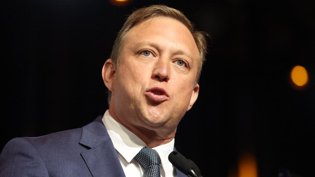 Premier Steven Miles during the debate. Picture: Liam Kidston.