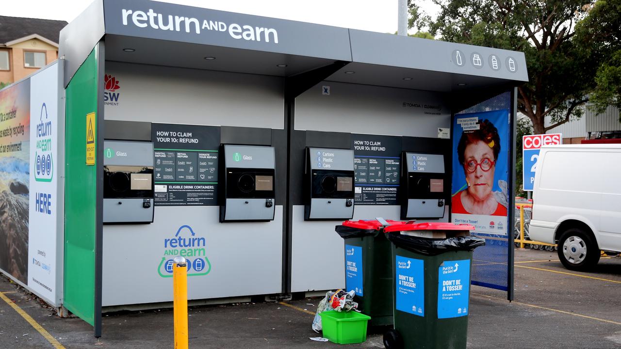 Container deposit schemes have helped to collect better quality glass that can be recycled into new bottles. Picture: John Grainger