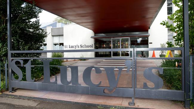 St Lucy's Catholic School in Wahroonga, the school where the two children attended. Picture: Jonathan Ng