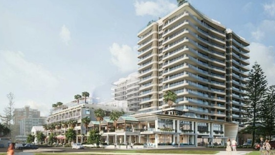 New plans showing the Kirra Hotel site redevelopment on the Gold Coast's southern end.