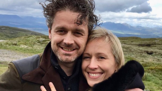Jock Zonfrillo and wife Lauren Fried. Picture: @zonfrillo