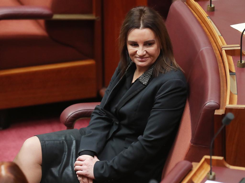 Lambie has said she will withhold her vote until the debt is forgiven. Picture: Kym Smith