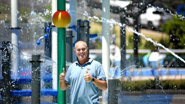 Deputy Mayor Bob Leitch at the Gympie Aquatic Centre. Picture: Renee Albrecht