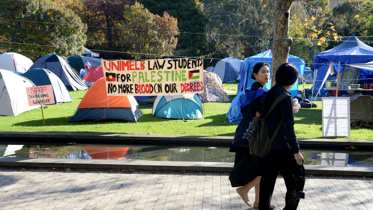 Following a rise in pro-Palestinian protests on tertiary campuses, Jewish students have reported increased levels of harassment and intimidation. Picture: NCA NewsWire / Andrew Henshaw