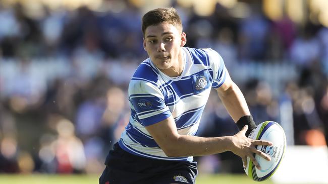 Reesjan Pasitoa in action for Nudgee. Picture: Mark Cranitch