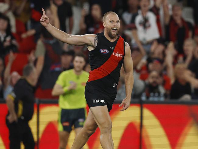 Jake Stringer kicked the game the winner against the Saints last week. Picture: Michael Klein