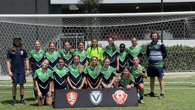 The winning Helensvale SHS intermediate team.