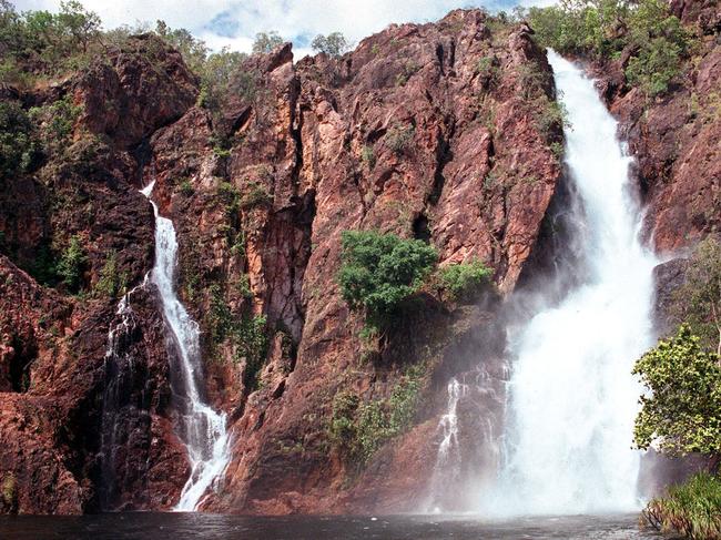 Undated file/pic Wangi Falls at Litchfield National Park. NT scenic travel tourism waterfall