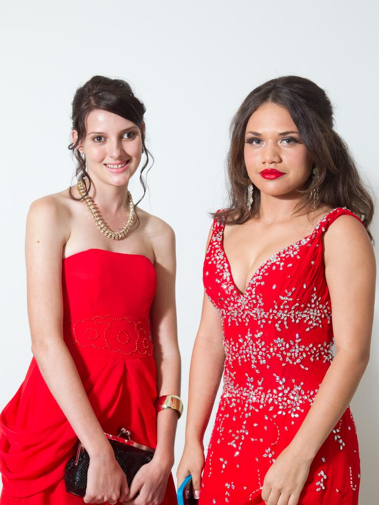 Emily Leishman and Wendy Trnka at the 2012 Kormilda College formal. Picture: SHANE EECEN / NT NEWS