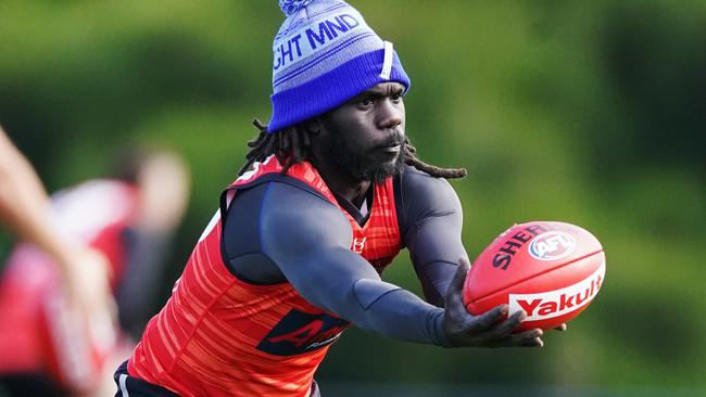 Anthony McDonald-Tipungwuti was injured at training.