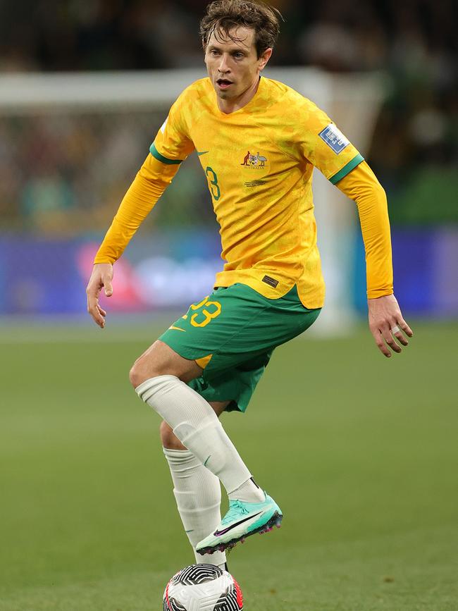 Craig Goodwin of the Socceroos. Picture: Kelly Defina/Getty Images