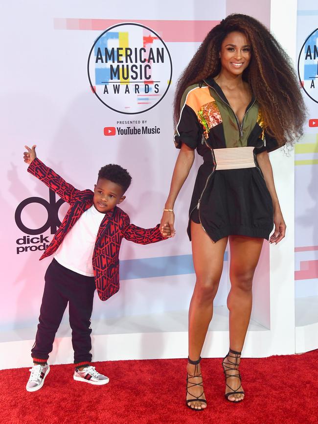 Future Zahir Wilburn and Ciara. Picture: Getty