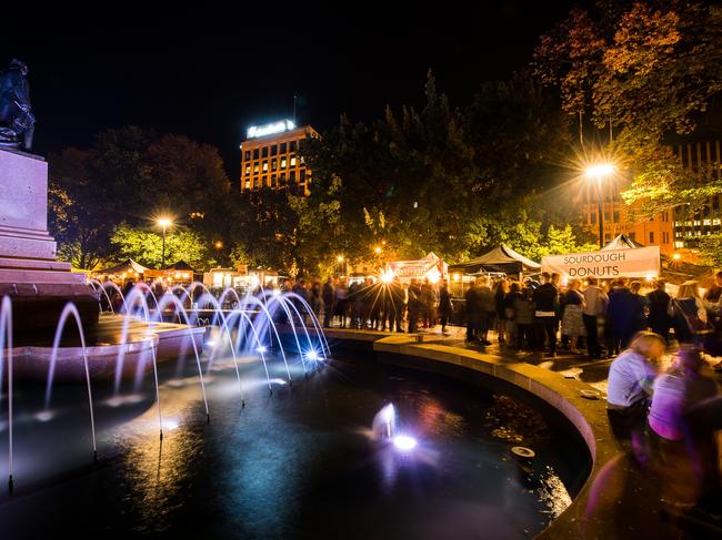 Street Eats @Franko is a popular summer Friday-night food market in central Hobart. Picture AMY BROWN