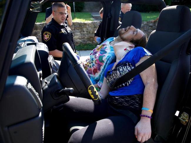 This couple was found slumped in their car after taking a hit of fentanyl. Picture: Dan Callister