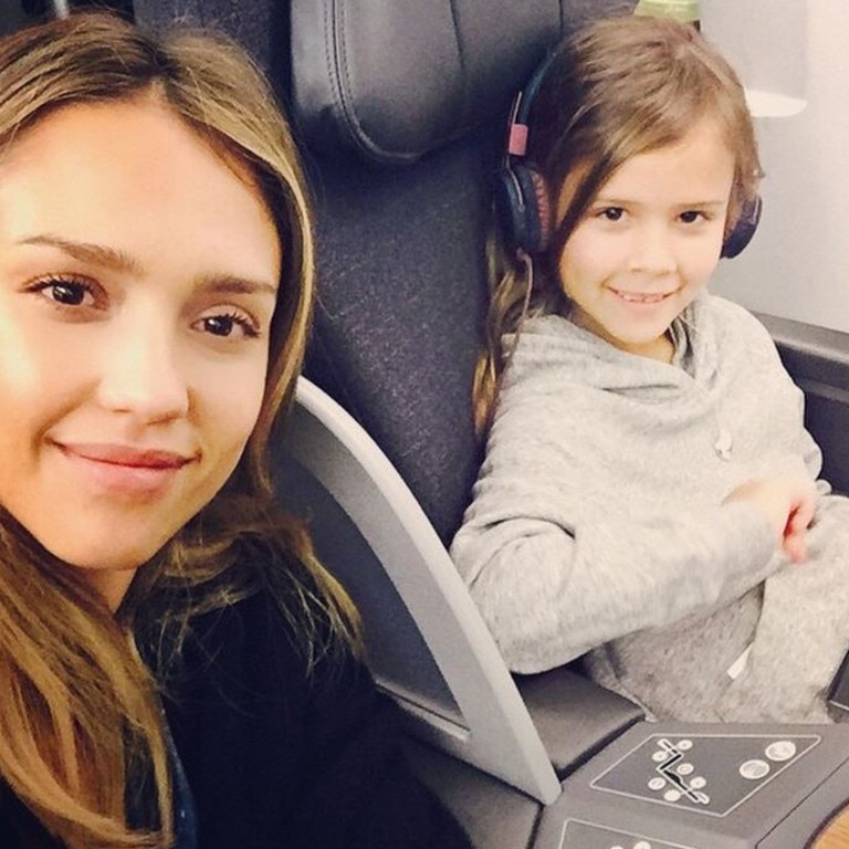 Actress Jessica Alba and her daughter Haven. Picture: Instagram