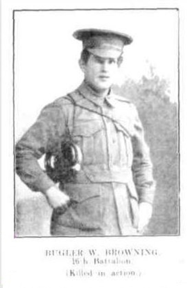 Private William Browning. Picture: Virtual War Memorial Australia