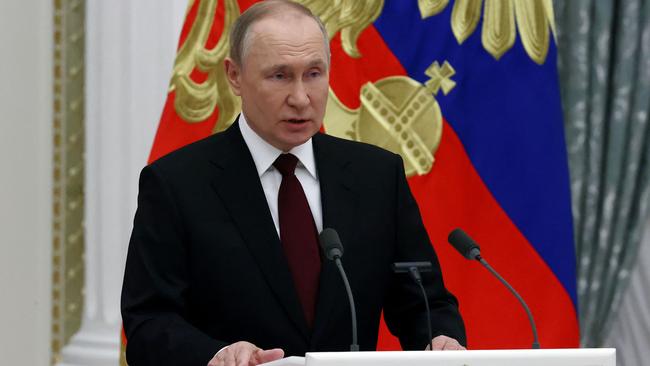 Russian President Vladimir Putin. Picture: AFP