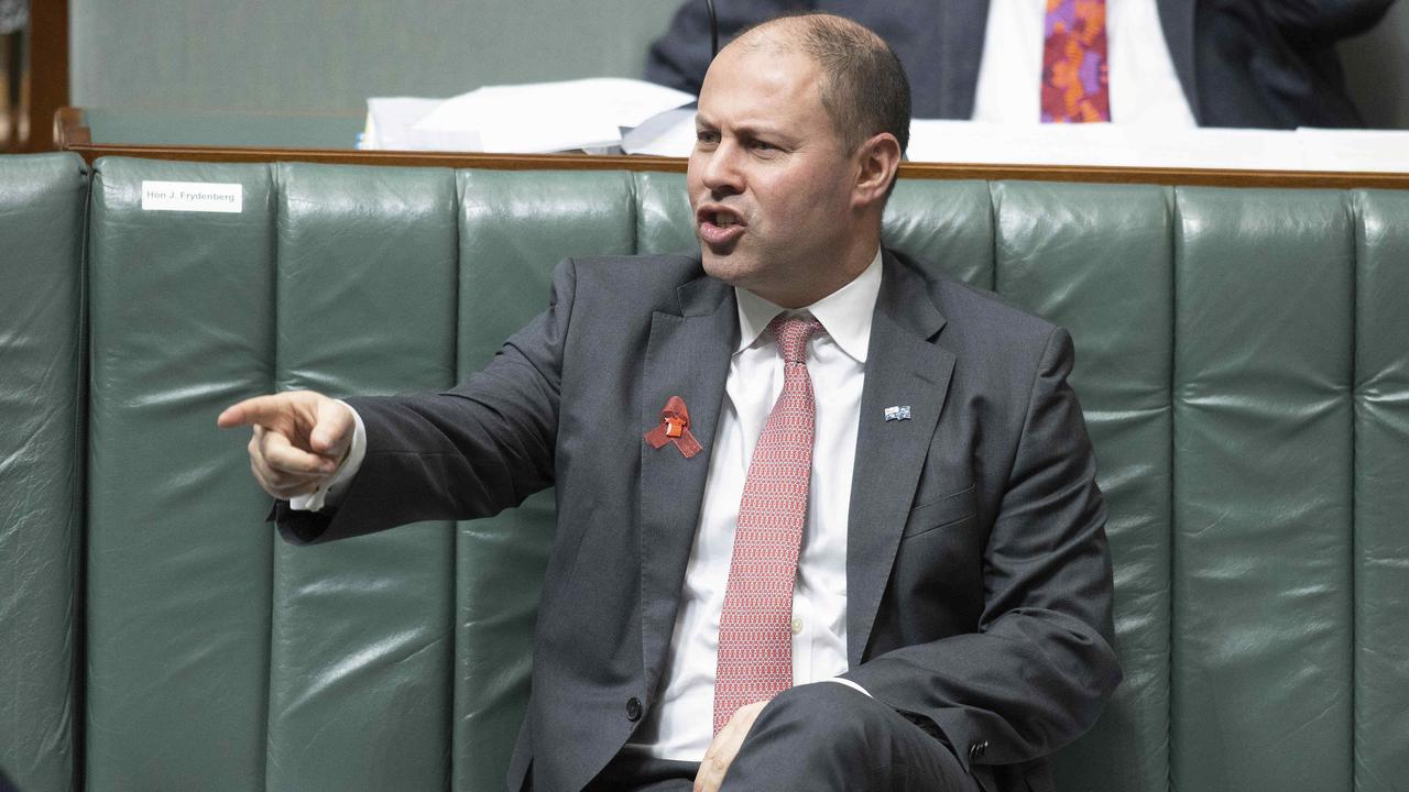 Treasurer Josh Frydenberg said the interest rate cuts could be “tough news” for some Aussies. Picture: NCA NewsWire/Gary Ramage
