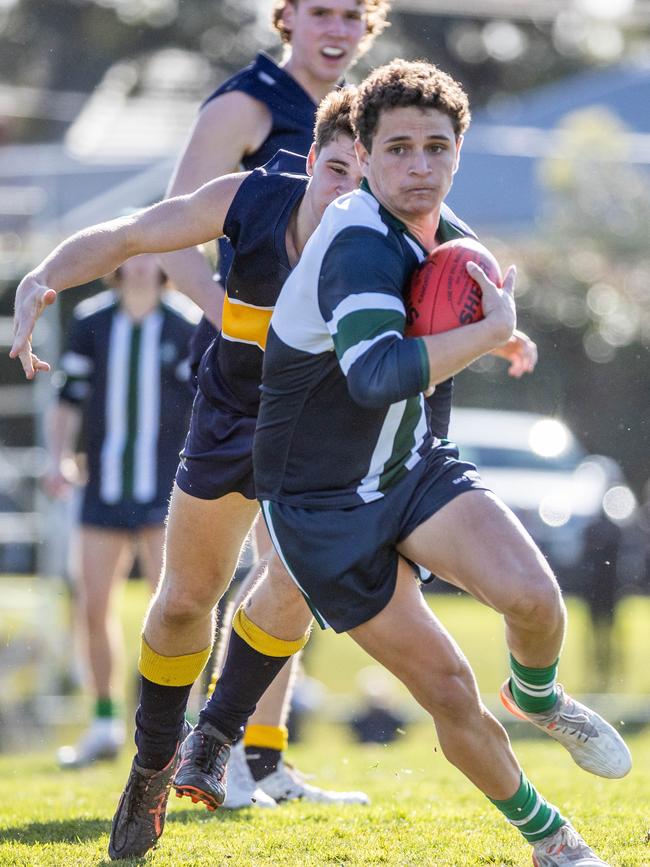 Herald Sun Shield final. Whitefriars V St Patricks Ballarat at Box Hill. St. Patricks Beau Tedcastle. Picture: Jake Nowakowski