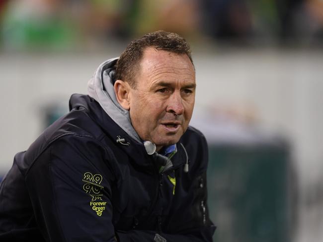 It’s been a tough start to the season for Raiders coach Ricky Stuart. Picture: AAP