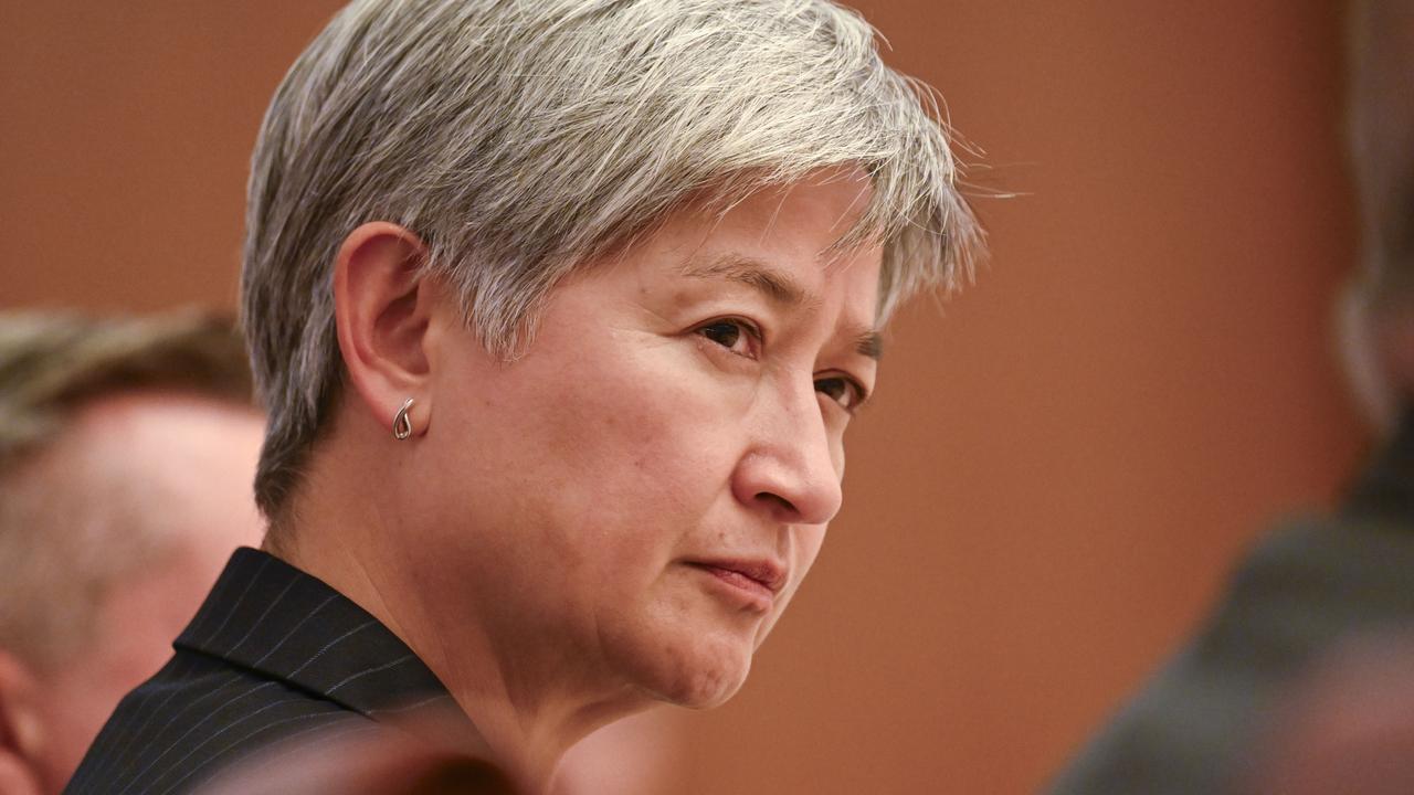 Minister for Foreign Affairs Penny Wong during the first Cabinet meeting of the new government at Parliament House in Canberra. Picture: NewsWire / Martin Ollman