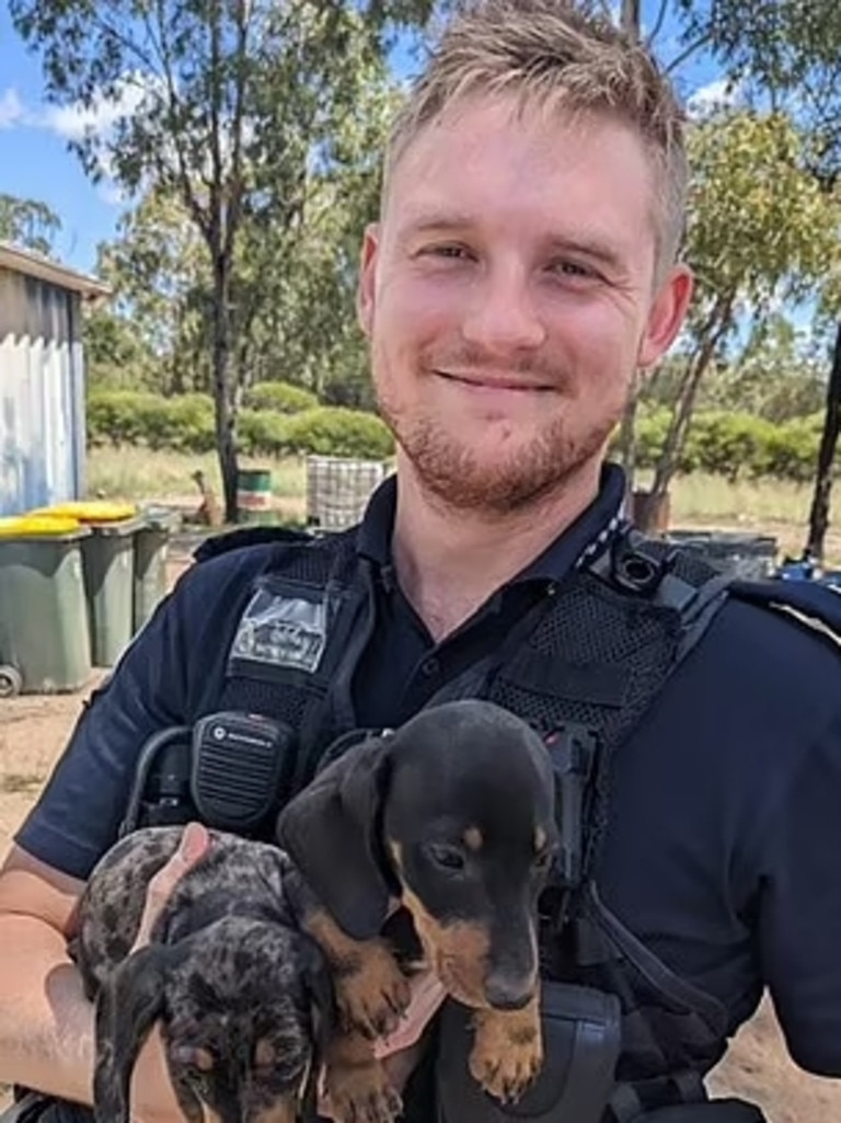 Constable Matthew Arnold, 26, was killed alongside her.