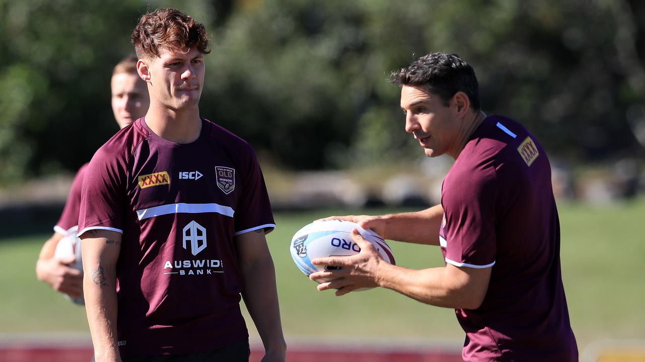 Kalyn Ponga and Billy Slater are set to reunite in the Origin arena again this season. Picture: Adam Head