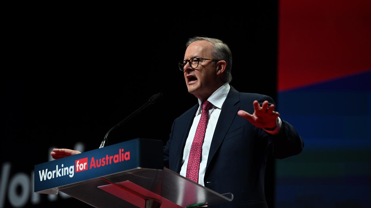 Prime Minister Anthony Albanese issued a rally cry to the Labor Party. Picture: Dan Peled / NCA NewsWire