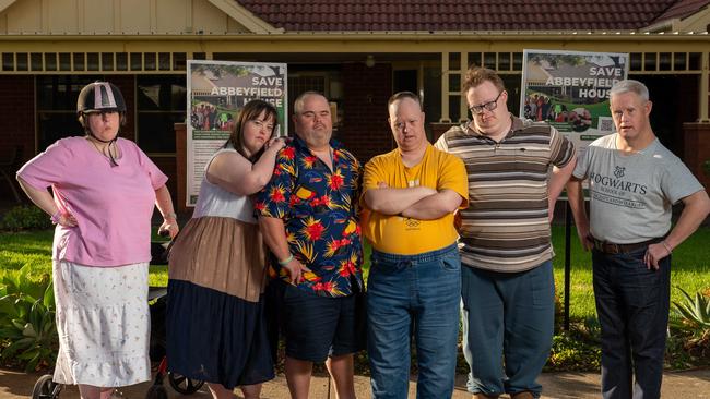 The residents at their Edwardstown home, where they’ve lived for more than 15 years. Picture Naomi Jellicoe