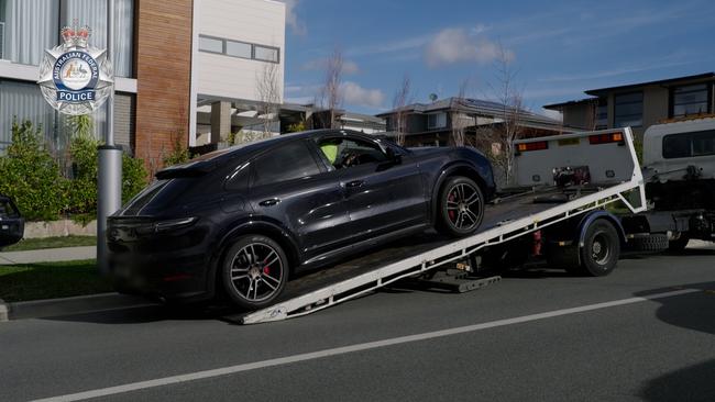 Police seize another vehicle in July 2022. Picture: Australian Federal Police