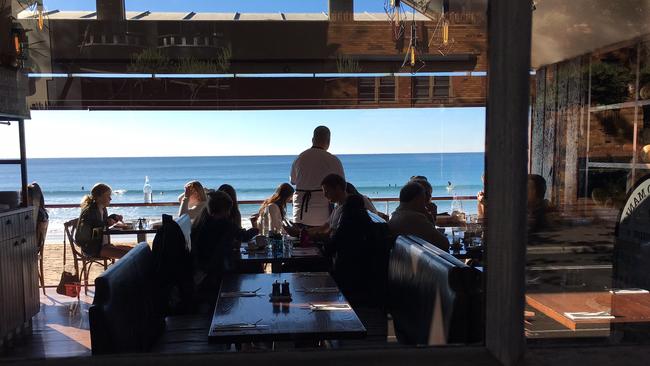 View through The Pantry to Manly Beach