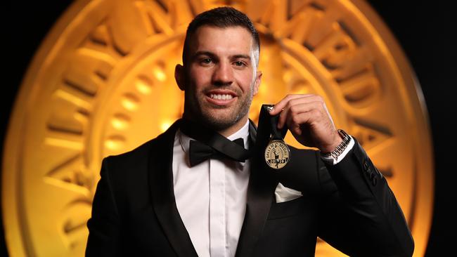 The Dally M Medal wasn’t the only award James Tedesco picked up this year. Picture: Brett Costello