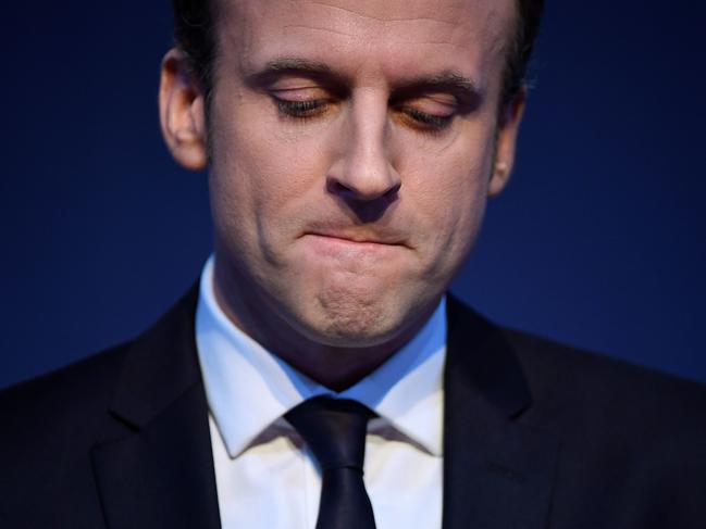 French presidential Emmanuel Macron. Picture: Lionel Bonaventure