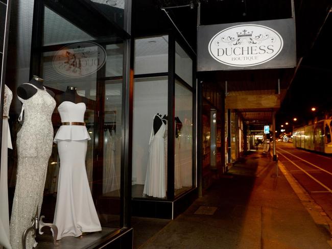 The Duchess Boutique where Jill Meagher was stopped by her killer Adrian Bayley moments before he raped and murdered her. Picture: Mal Fairclough/news.com.au