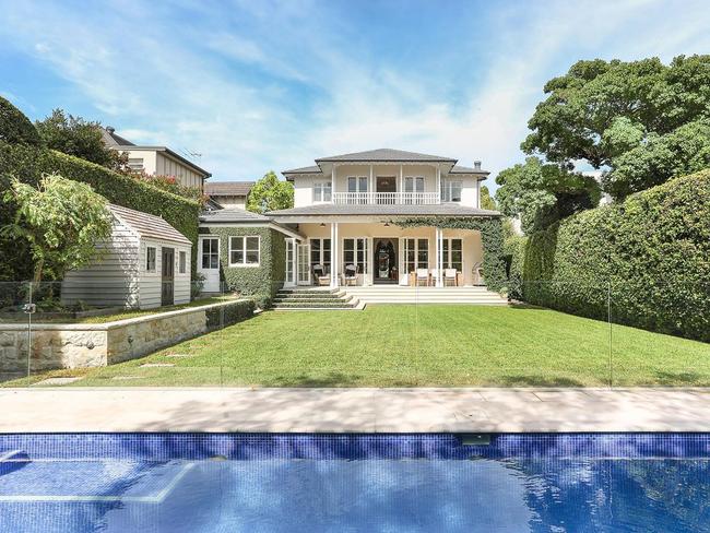 The house includes a pool.