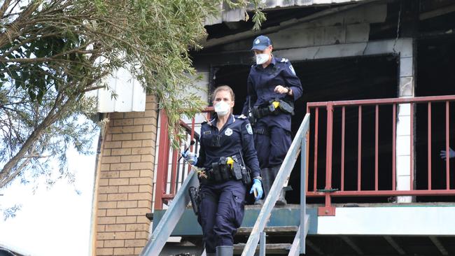 Cairns CIB have begun an investigation into a house fire at Hartley St, Bungalow that gutted the top floor of the two storey dwelling. Picture: Peter Carruthers