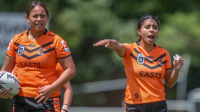 Porche John and Fleur Ginn. Harvey Norman U19s Wynnum V Easts, BMD Kougari Oval, 22.02.25. pics by Stephen Archer