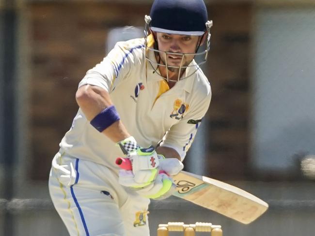 Sub-District cricket: Ormond v Box Hill. Ormond batsman Luke Heath. Picture: Valeriu Campan