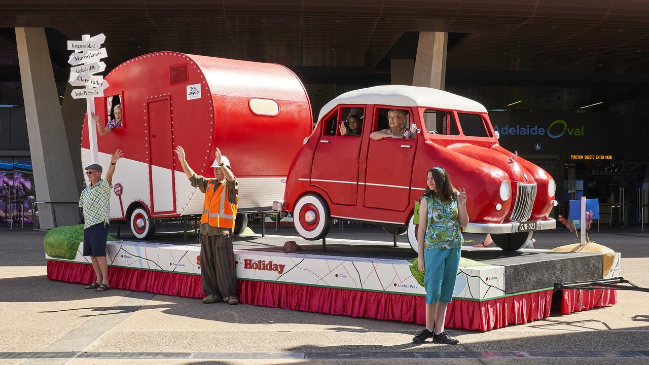 John Barone working on Adelaide’s Christmas Pageant floats for 40 years