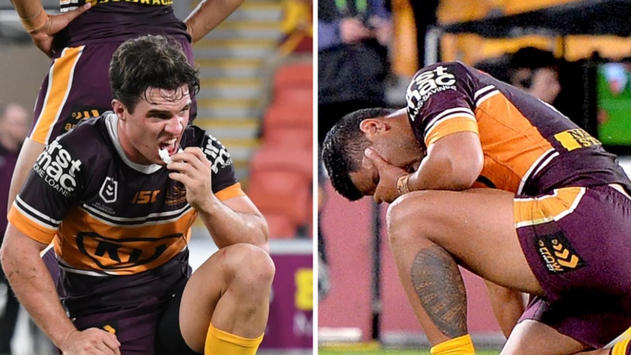 Darius Boyd defends Brodie Croft and Anthony Milford.