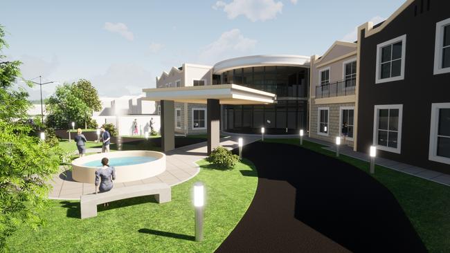 Artist's impressions of Grandeur Care's new nursing home planned for Normanville. Picture: Kirkbride Architects