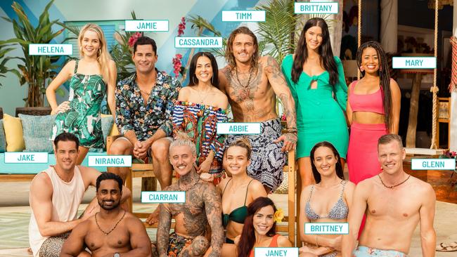 Bachelor In Paradise 2020 cast.